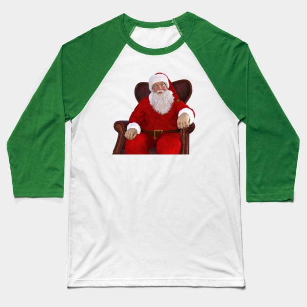 Christmas Santa Claus T shirt,Christmas Santa Shirt,Christmas Santa Gift,Xmas Gift Tees Baseball T-Shirt by Fun and Cool Tees